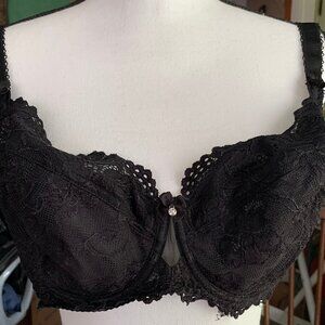 70GG Ewa Michalak BM Koronkowy Black Stretch Lace Polish Bra